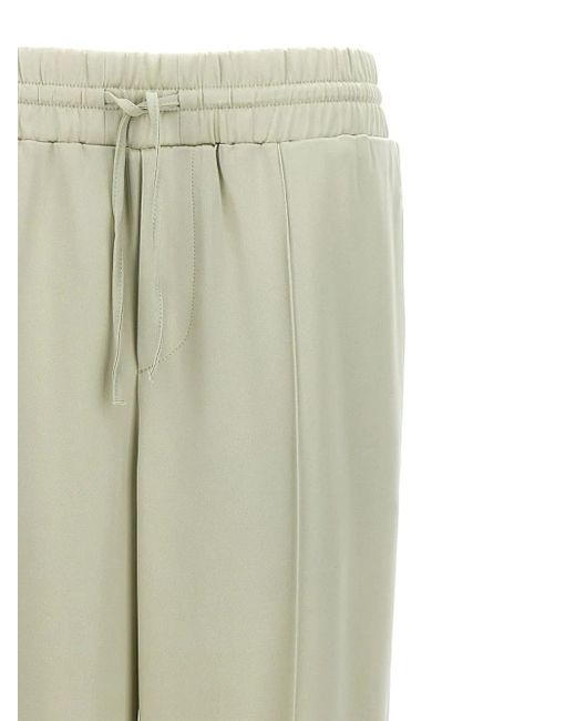 Jil Sander Green Jogginghose mit Kordelzug