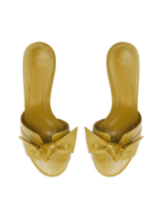 Alexandre Birman Metallic Maxi Clarita 45mm Leather Sandals
