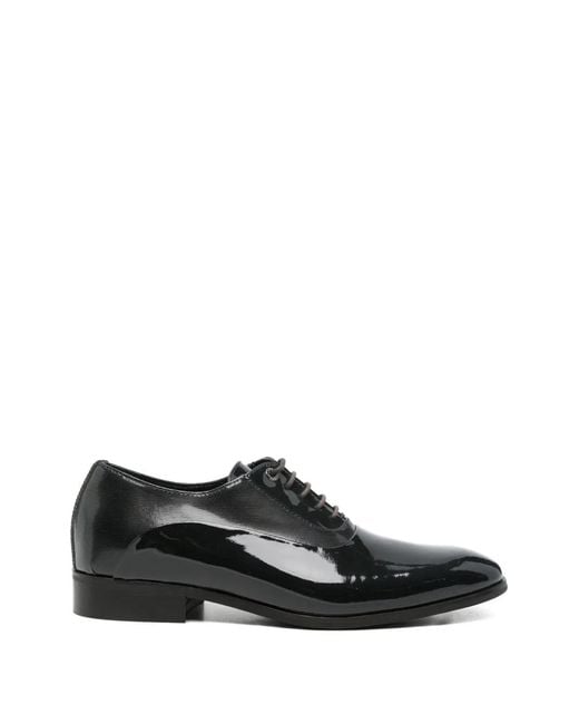 Carlo Pignatelli Black Patent-Leather Oxford Shoes for men