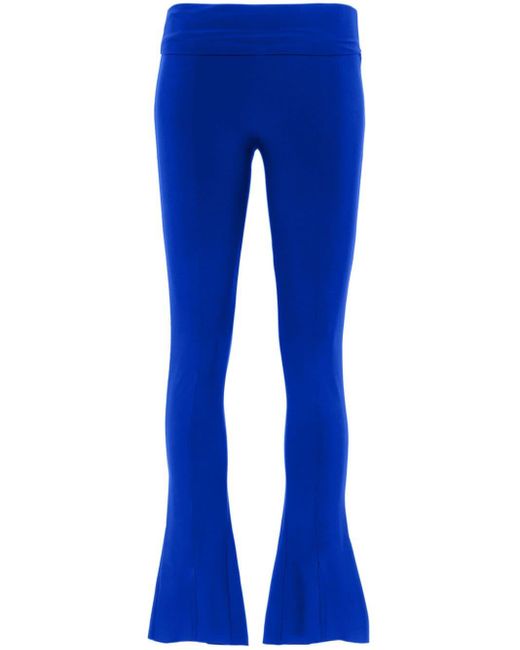 Spat bootcut leggings di Norma Kamali in Blue