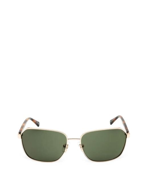 GUESS EYEWEAR Green Rectangle-Frame Sunglasses for men