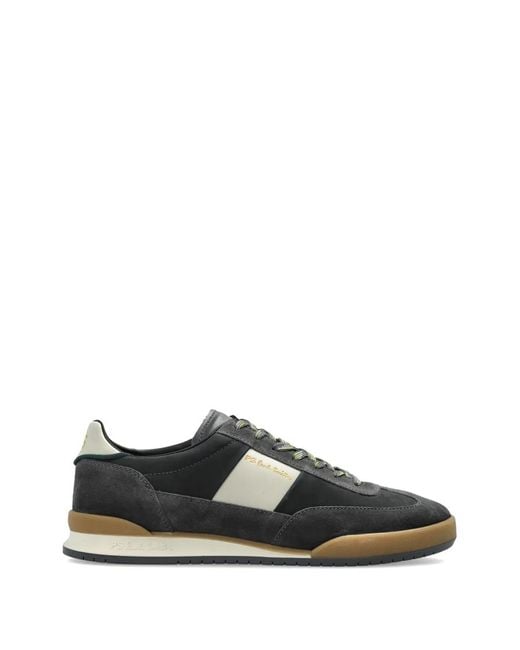 Paul Smith Black Dover Leather Sneakers for men