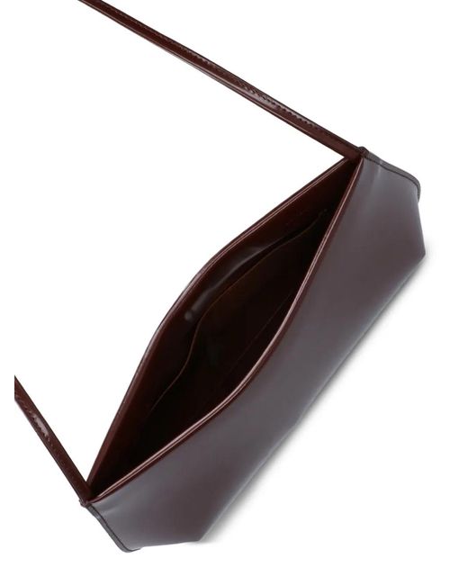 Faune Purple Bra Leather Shoulder Bag