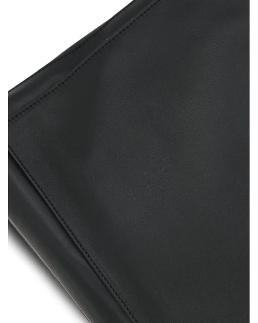 The Row Black Nan Shoulder Bag