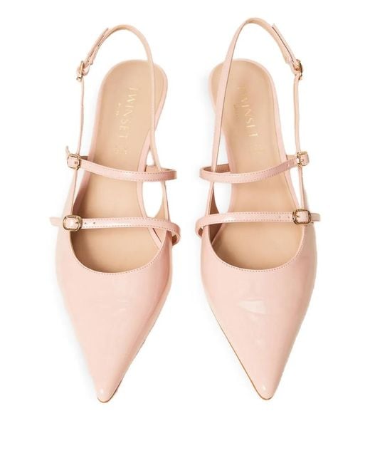 Twinset Pink Slingback Pumps
