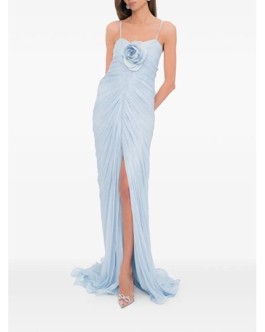 Ana Radu Blue Bloom Dress