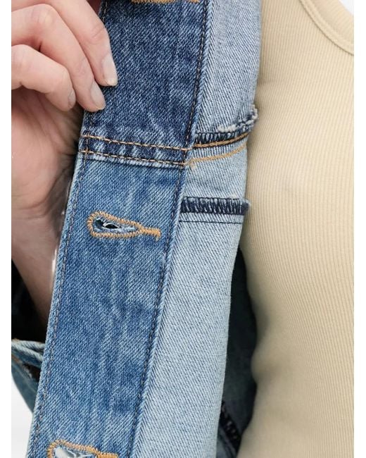 Giacca Denim Con Colletto A Punta di Levi's in Blue