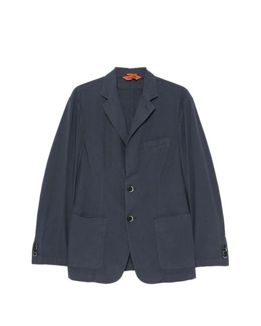 Barena Blue Borgo Notch-Lapel Patch-Pocket Blazer for men