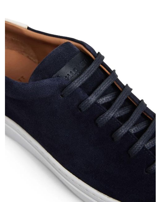 Hackett Blue Idol Lace-Up Sneakers for men