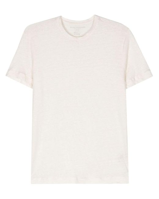 T-shirt girocollo di Majestic Filatures in White da Uomo