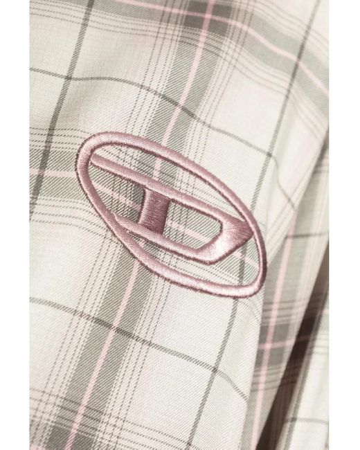 DIESEL Natural D-Dalis-Q1 Shirt Dress