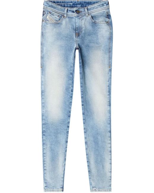 DIESEL Blue 2017 Slandy Skinny Jeans