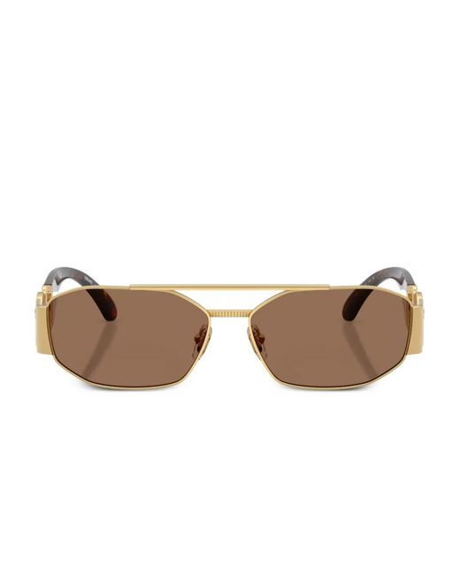 Versace Brown Medusa Sunglasses for men