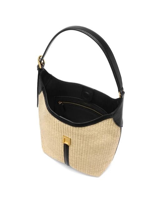 DeMellier London Natural Siena Raffia Tote Bag