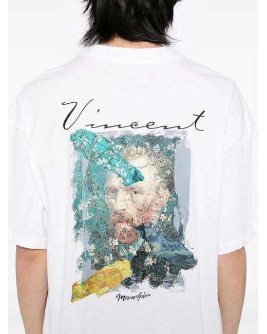 メンズ Musium Div. グラフィック Tシャツ White