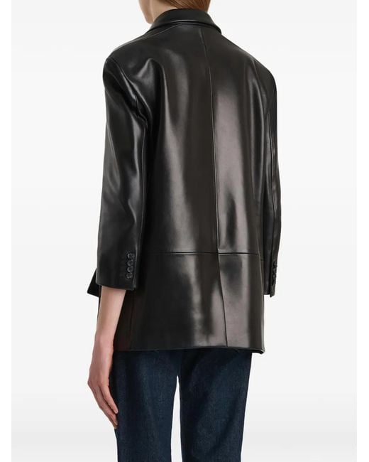 Khaite Black Palto Jacket