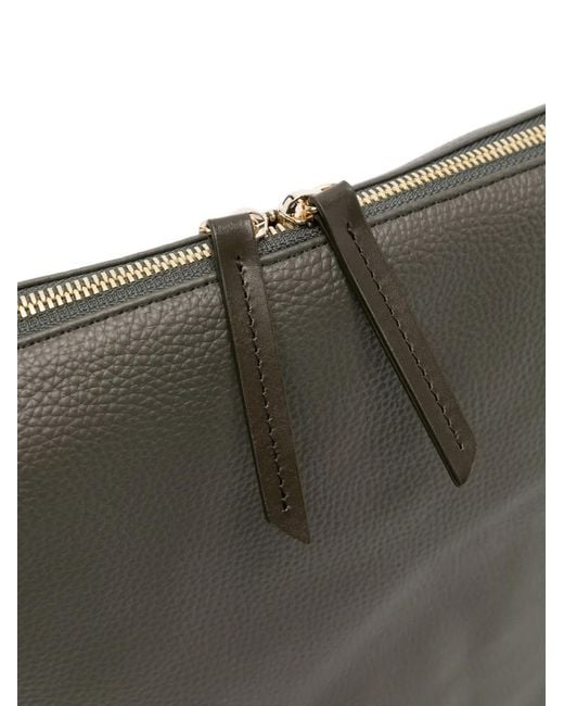 A.P.C. Black Vera Grained Leather Shoulder Bag