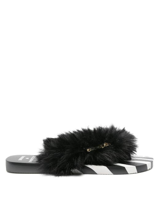 Havaianas Black X Dolce&Gabbana Zebra Flip-Flops
