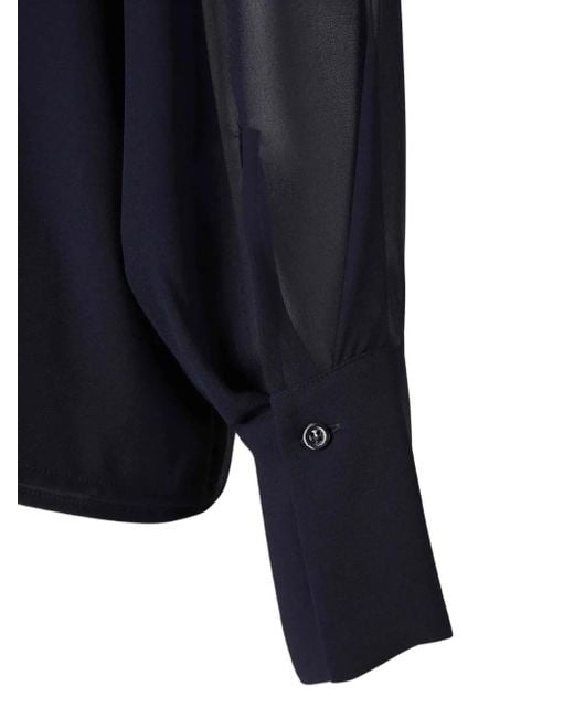 Peserico Blouse Met Lange Mouwen in het Blue
