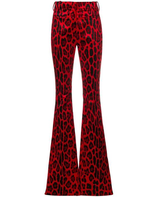 Red hotsell cheetah pants