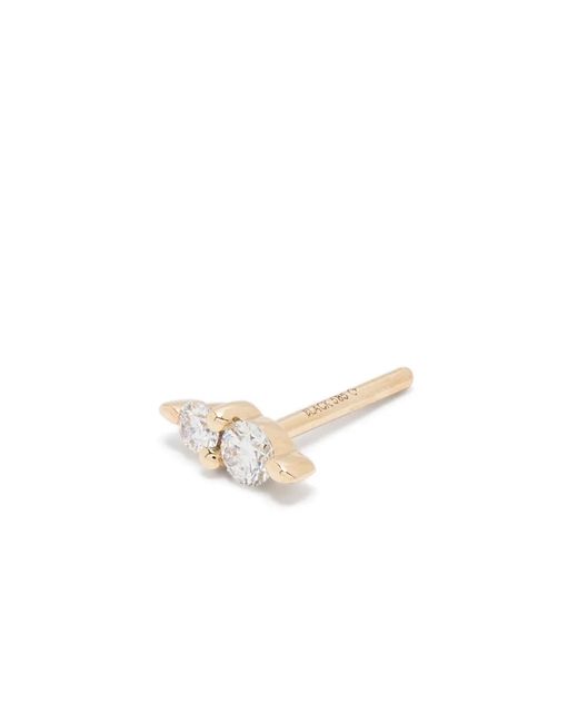 Maria Black White 14Kt Hazy Gleam Piercing Diamond Single Earring