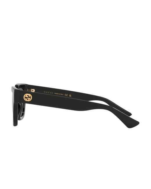 Gucci Black Square-Frame Sunglasses