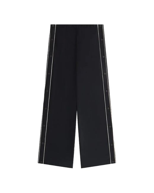 Kith Black Stripe-Detail Trousers