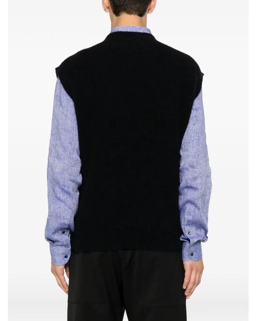 Barena Black Gilo Vest for men