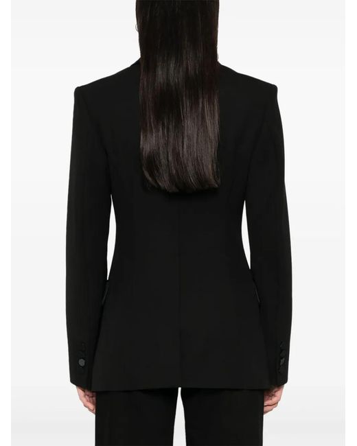 Stella McCartney Black Wool Single-Breasted Blazer