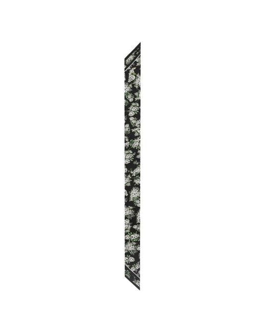 Dolce & Gabbana White Floral-Pattern Neckerchief