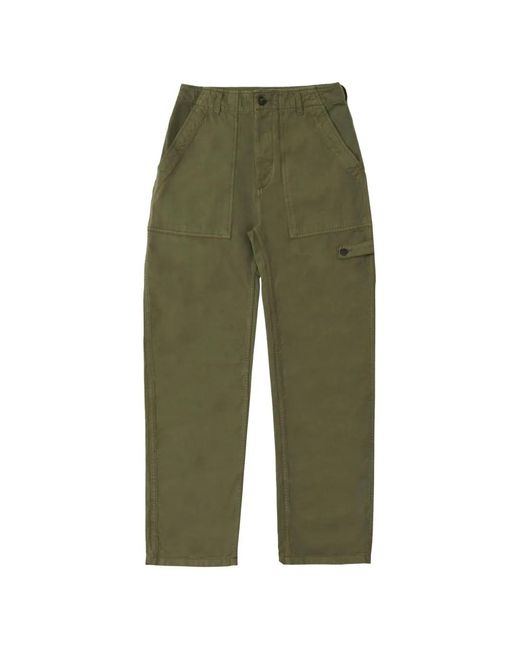 Fortela Green Patch-Pocket Trousers
