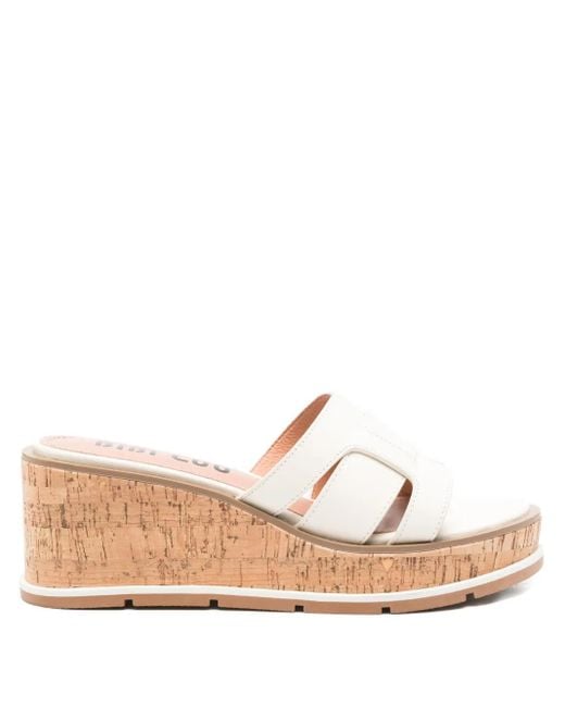 Bibi Lou Natural 65Mm Holly Leather Sandals