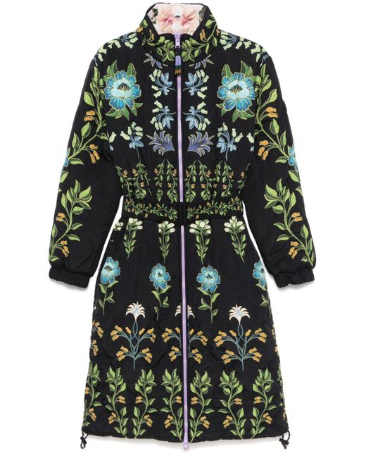 FARM Rio Winter Garden Coat in Green | Lyst
