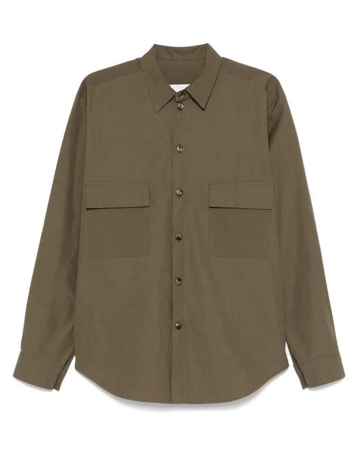 Nanushka Green Cotton Shirt for men