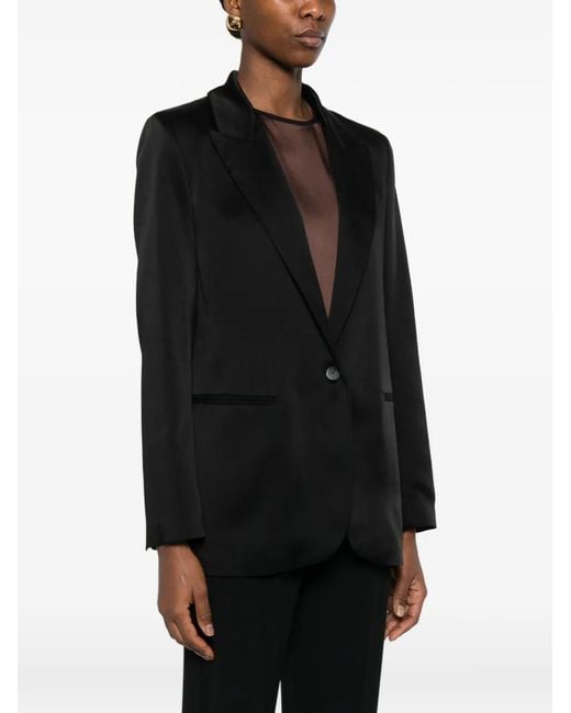 Forte_forte Black Single-Breasted Jacket