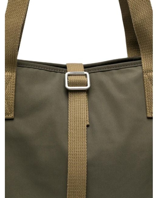 A.P.C. Green Logo-Detail Buckle-Strap Shoulder Bag for men