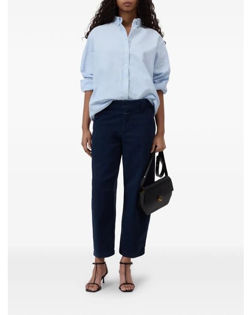 Closed Blue Romi Button Trousers
