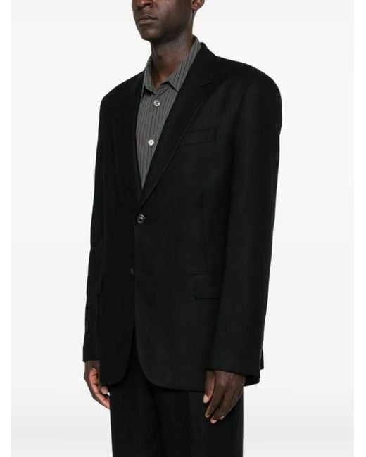 Our Legacy Black Pinstriped Blazer for men