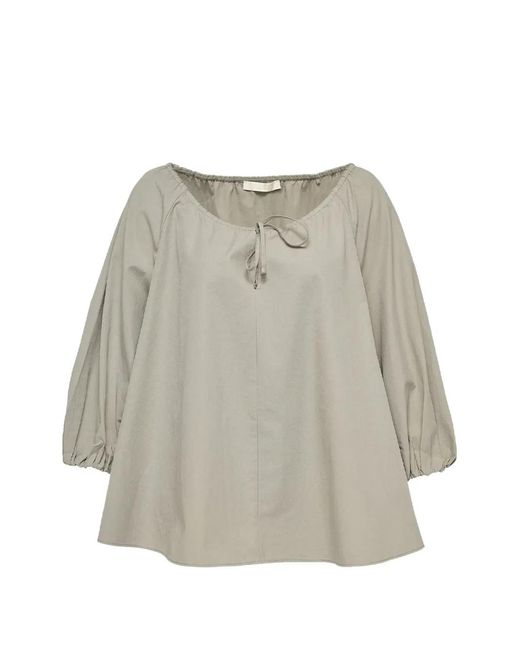 Club21 White Tumbled-Finish Flared Top