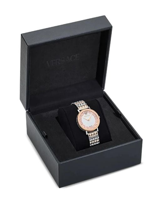 Reloj Deadalus de 35 mm Versace de color White