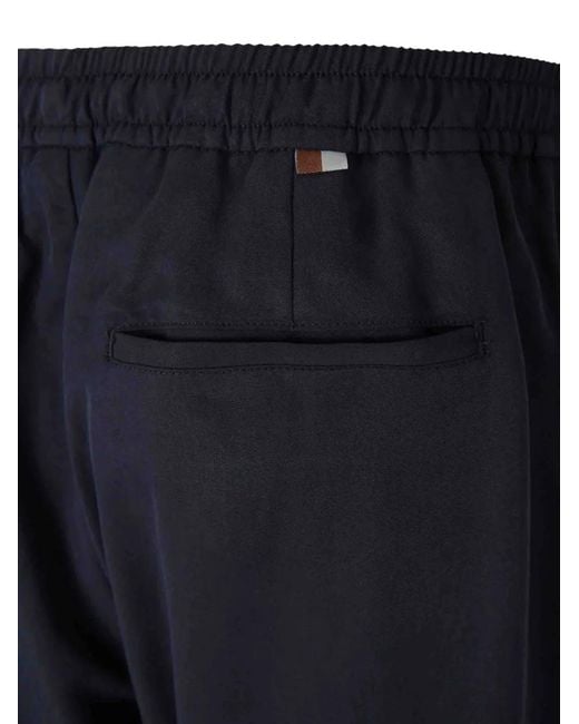 Canali Blue Tailored Trousers for men