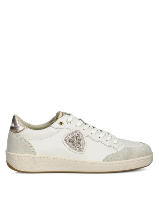 Blauer White Olympia11 Sneakers