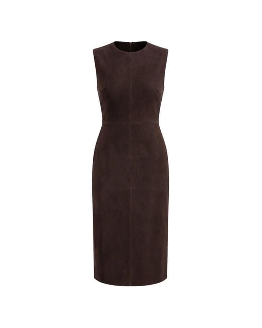 Stouls Brown Evita Sleeveless Dress