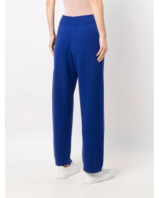 Barrie Blue High-Rise Track Trousers
