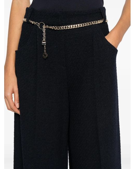 Maje Black Tweed Trousers