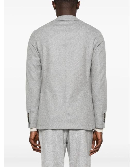 メンズ Eleventy シングルジャケット Gray