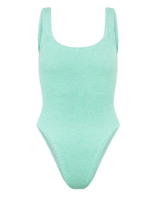 Hunza G Green Square Neck Swim