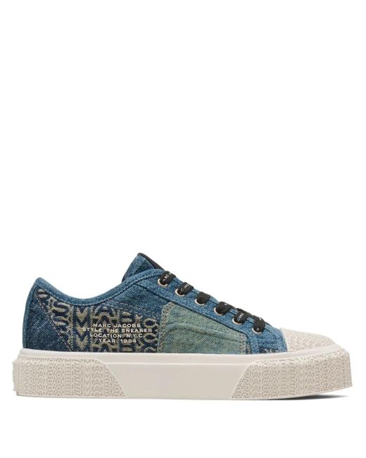 スニーカー Sneakers - Marc Jacobs - Cotton - Blue Marc Jacobs Cotton Sneakers in Blue | Lyst