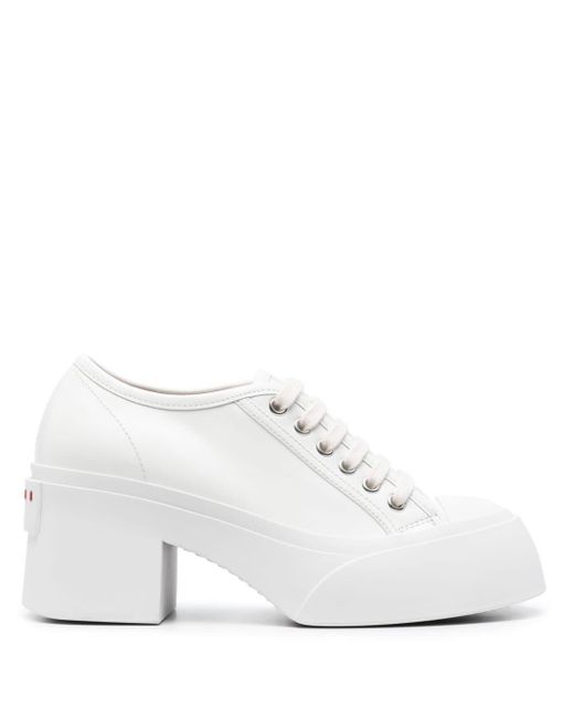 Zapatos Pablo con tacón de 70 mm Marni de color White