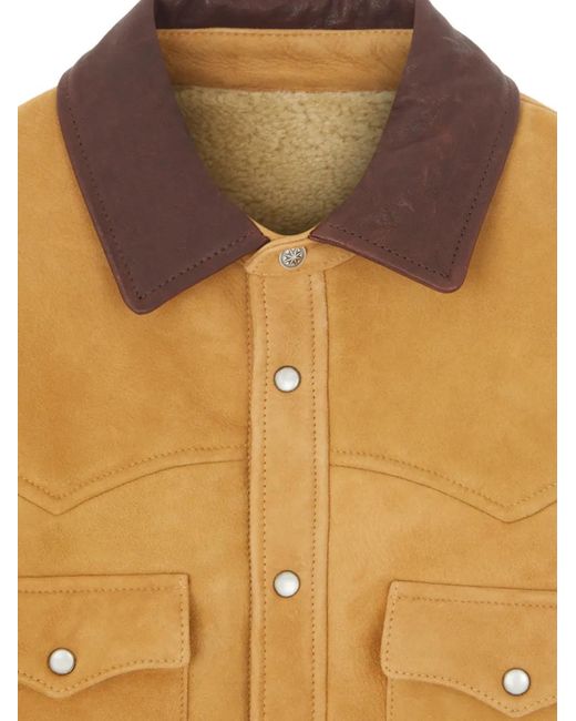Fortela Natural Shearl Suede Jacket
